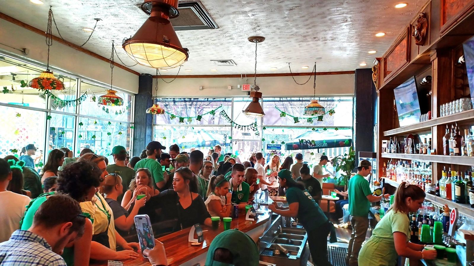 Guests at St. Patrick's Day 2023 at Meyboom Brasserie