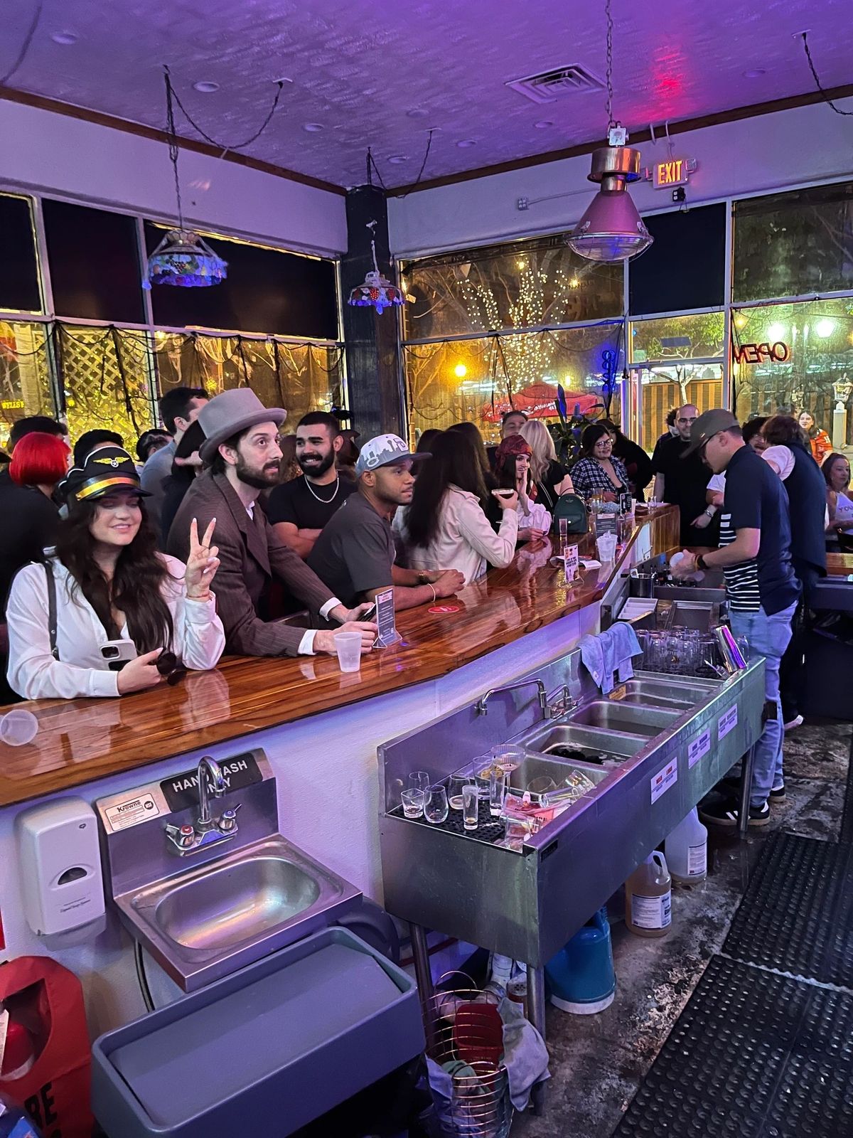 Guests at Halloween 2023 at Meyboom Brasserie