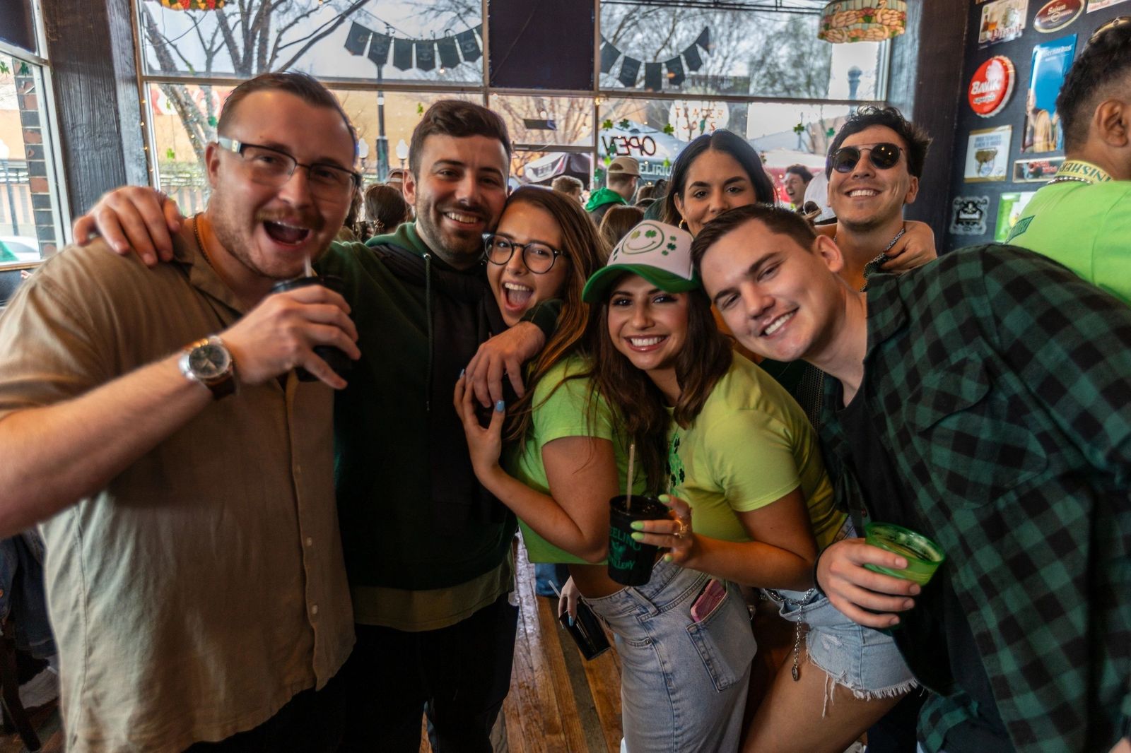 Guests at St. Patrick's Day 2024 at Meyboom Brasserie