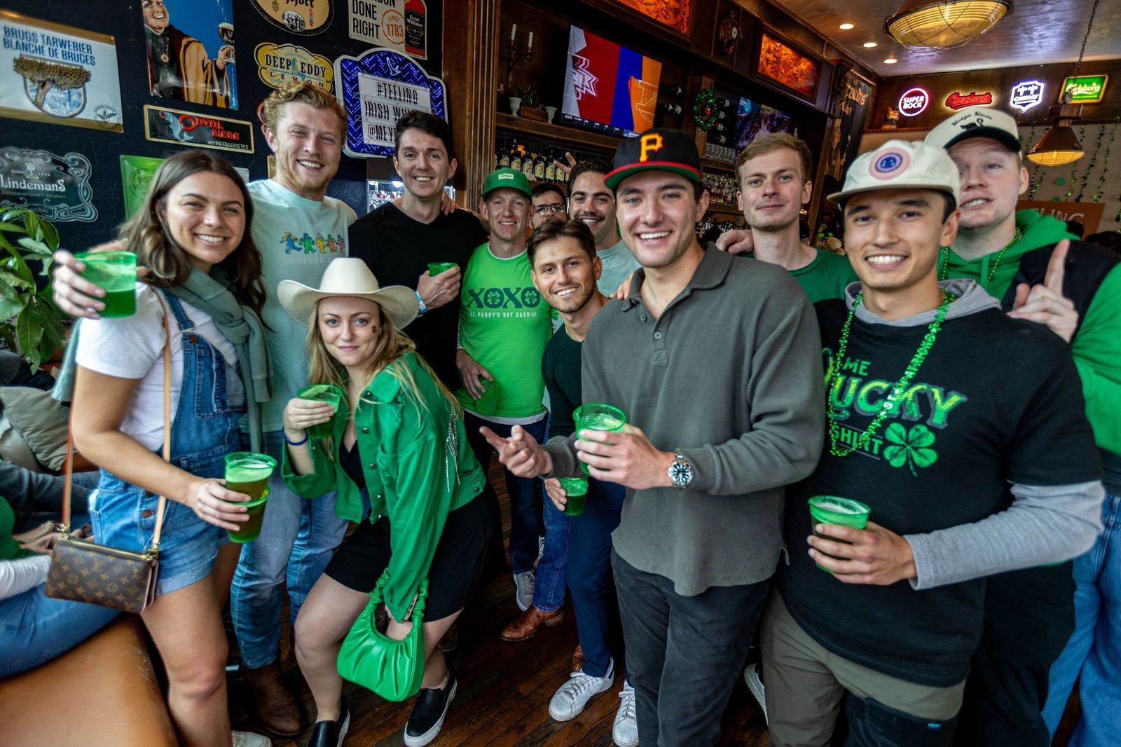 Guests at St. Patrick's Day 2024 at Meyboom Brasserie