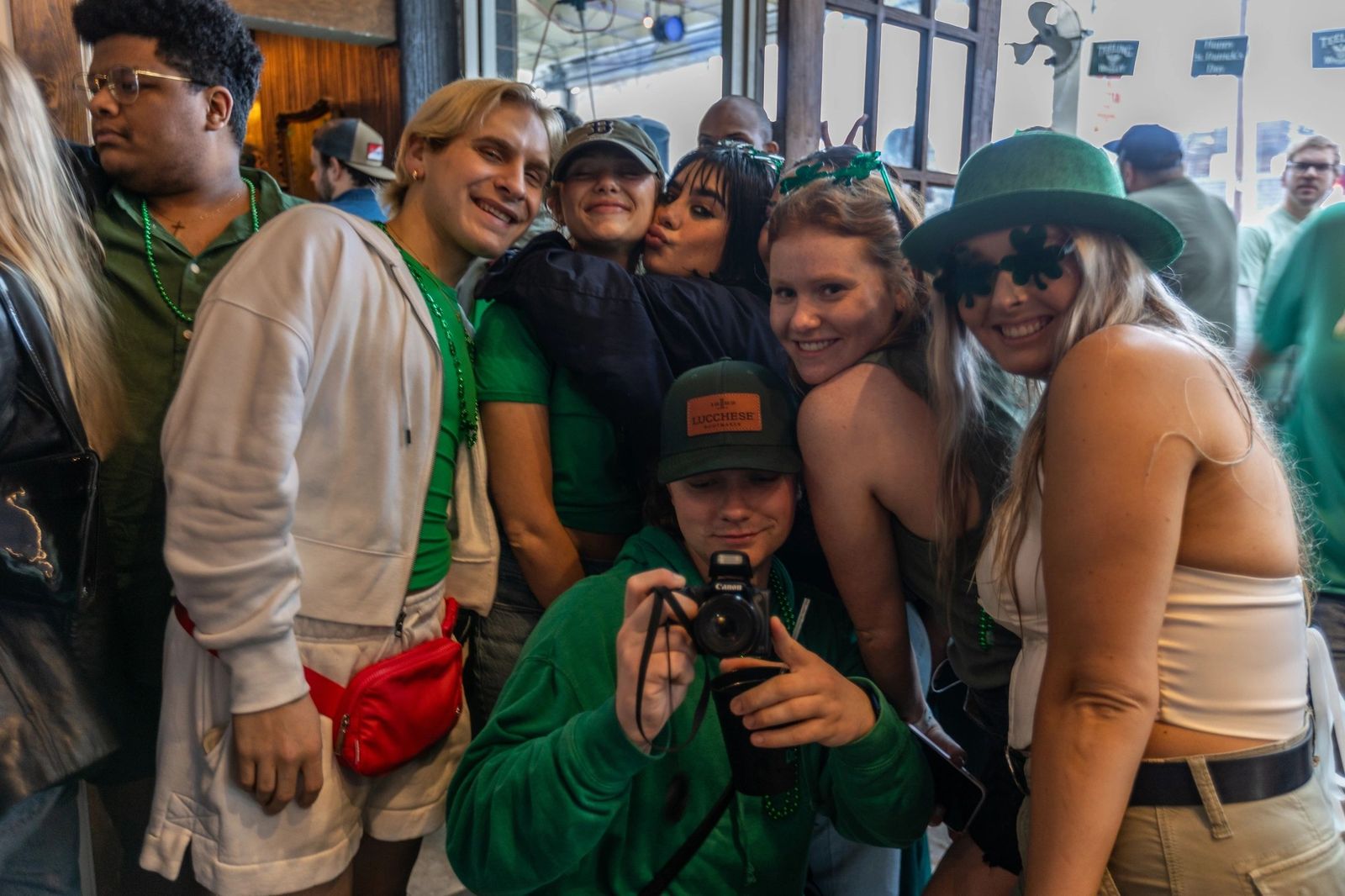 Guests at St. Patrick's Day 2024 at Meyboom Brasserie