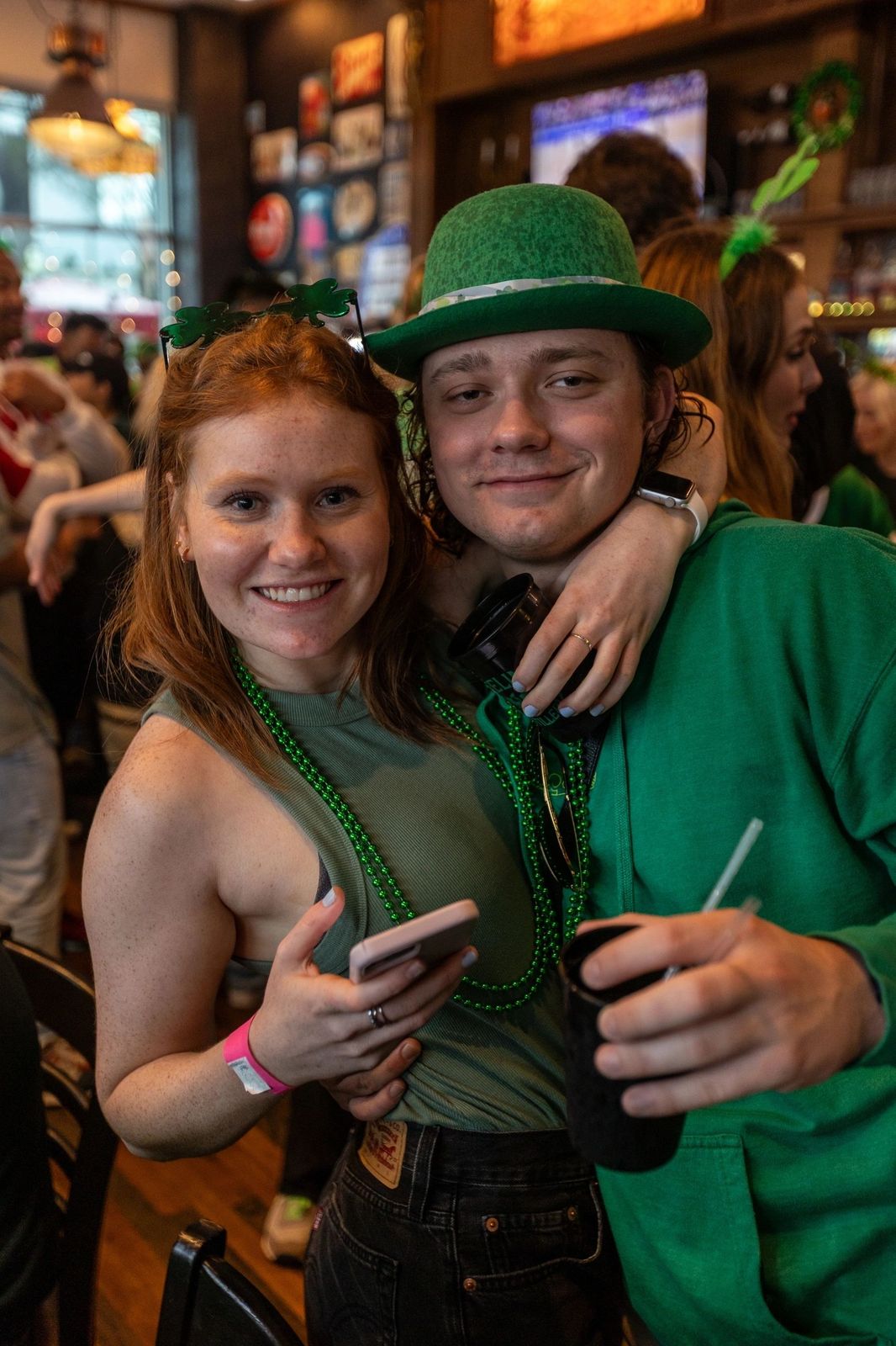 Guests at St. Patrick's Day 2024 at Meyboom Brasserie