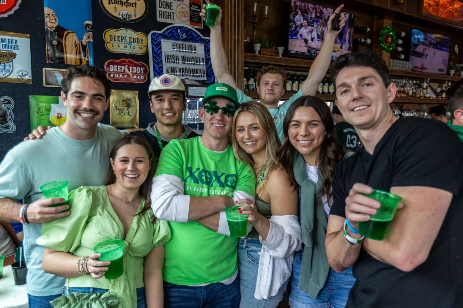 Guests at St. Patrick's Day 2024 at Meyboom Brasserie