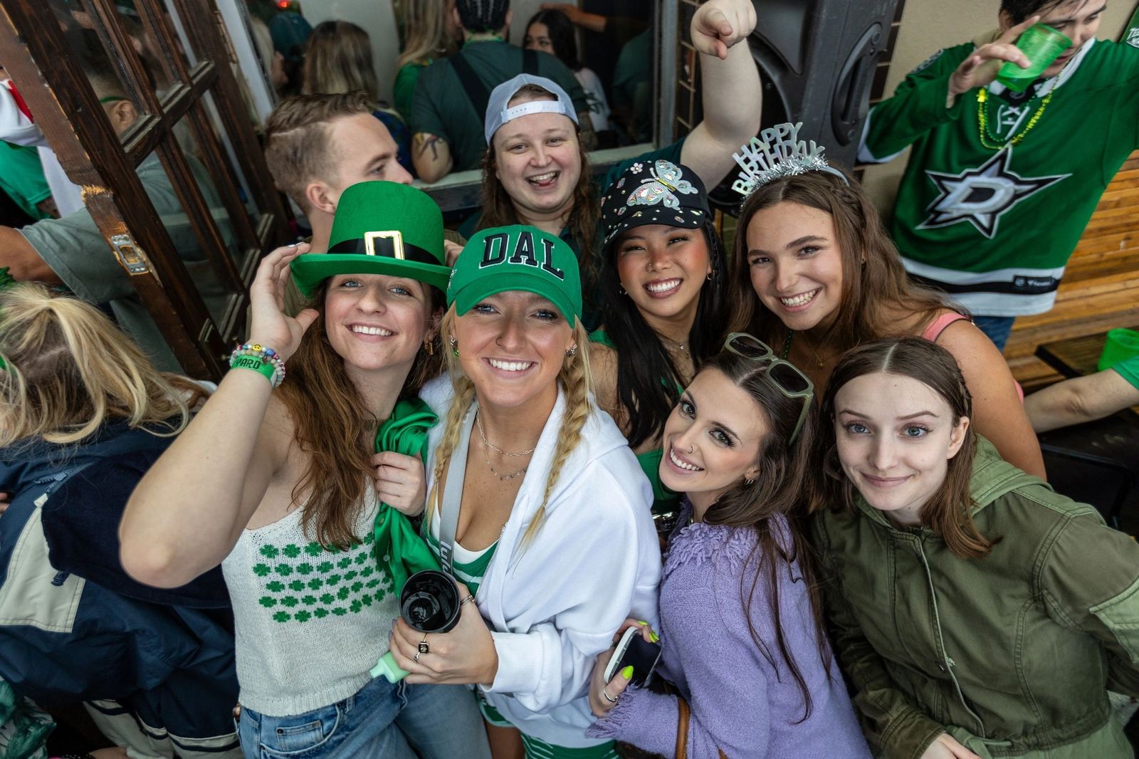 Guests at St. Patrick's Day 2024 at Meyboom Brasserie