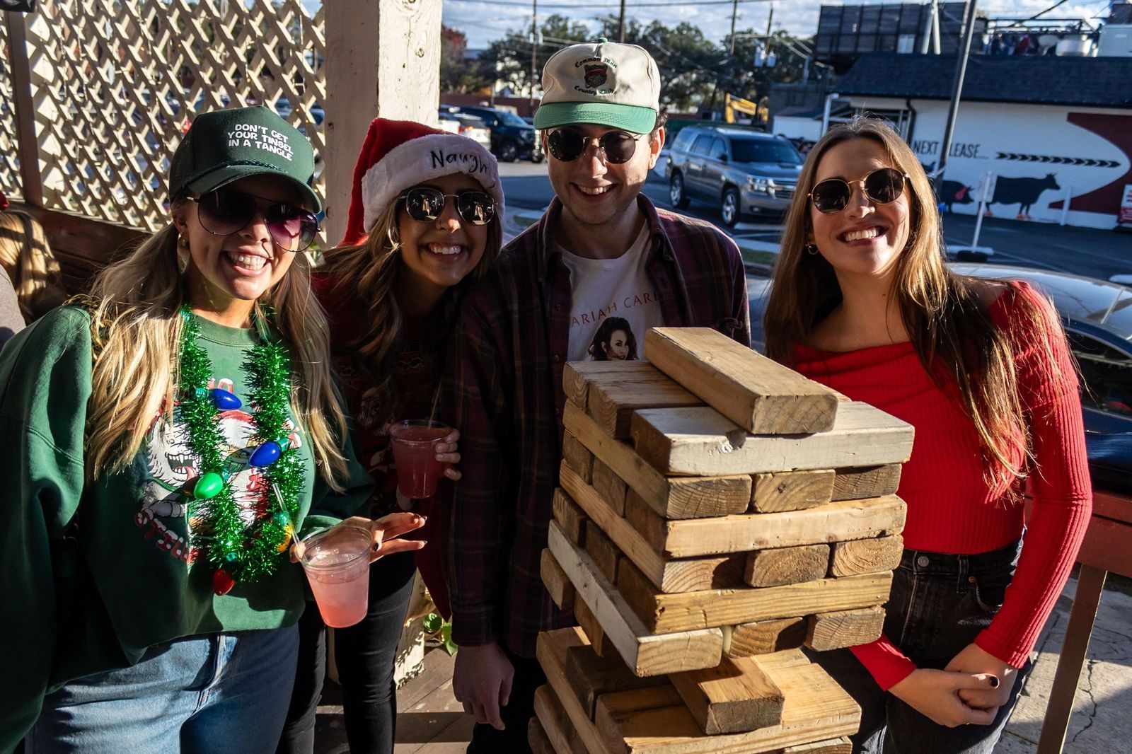 Guests at the Naughty or Nice 2023 holiday party at Meyboom Brasserie