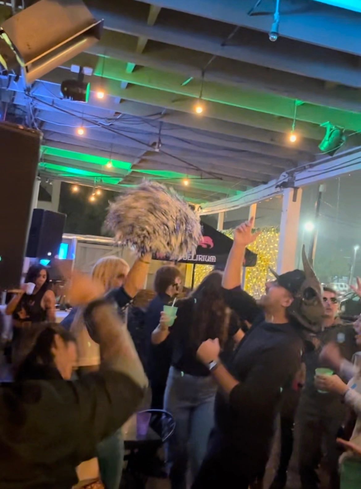 Guests dancing during Halloween 2023 at Meyboom Brasserie
