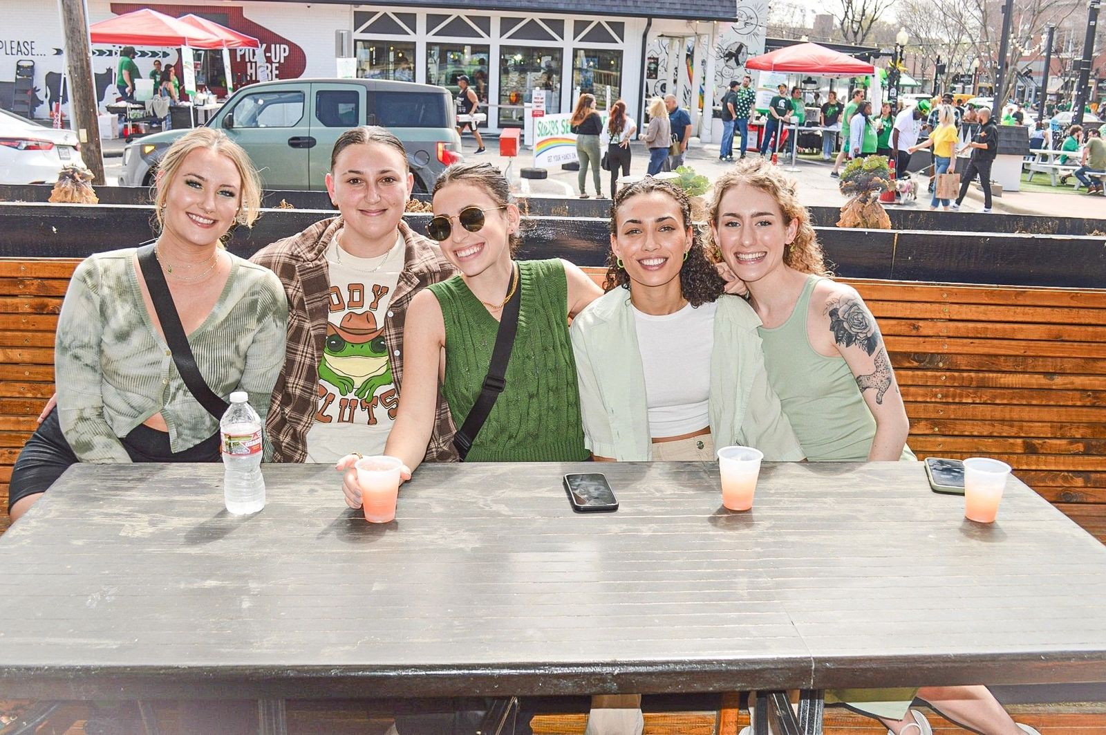 Guests at St. Patrick's Day 2023 at Meyboom Brasserie