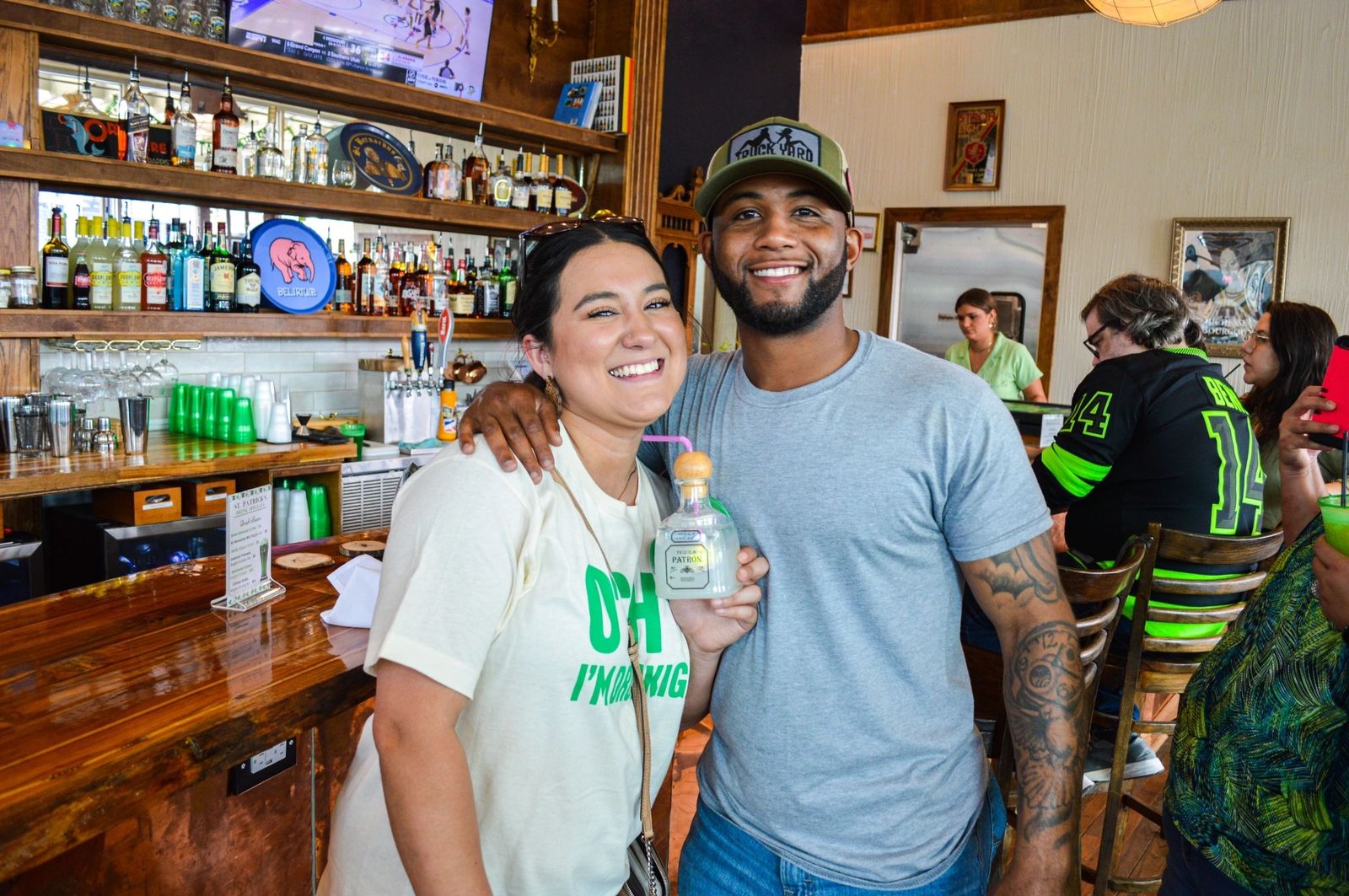 Guests at St. Patrick's Day 2023 at Meyboom Brasserie