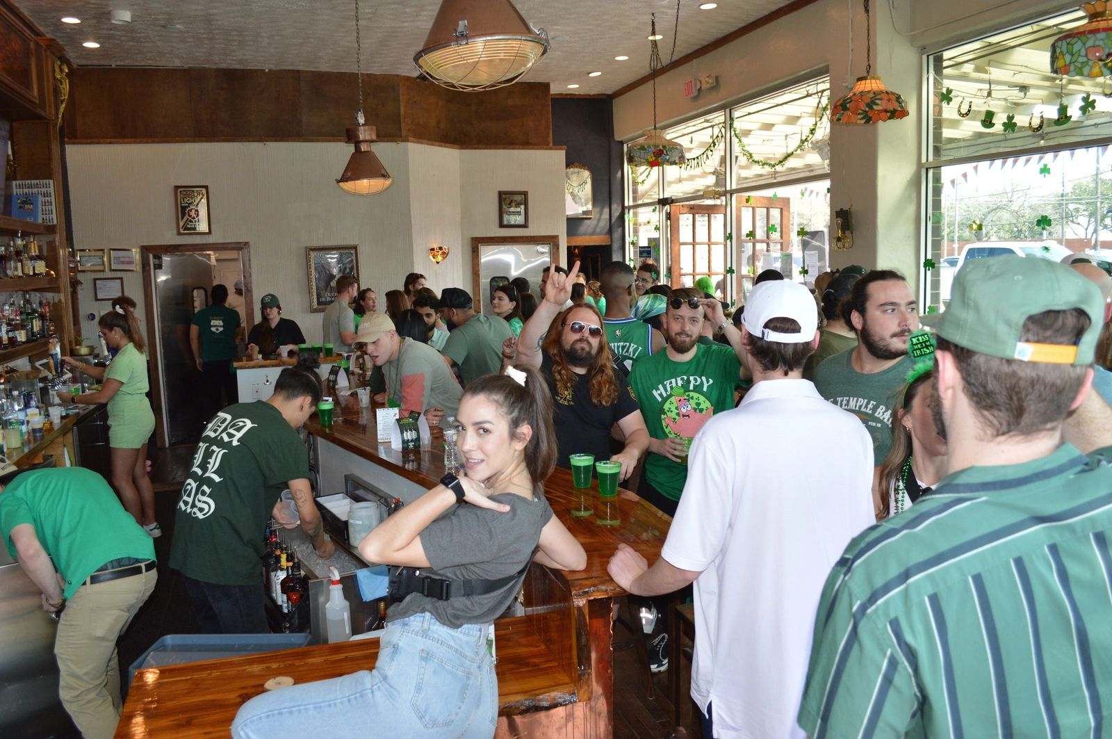 Guests at St. Patrick's Day 2023 at Meyboom Brasserie