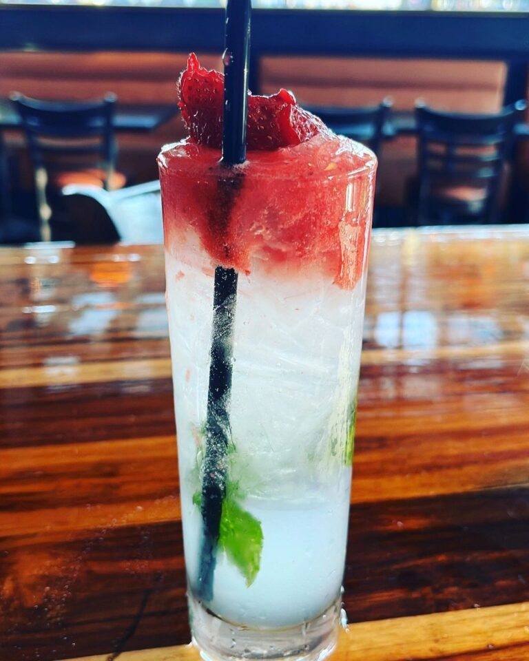 Strawberry mojito promo at Meyboom Brasserie